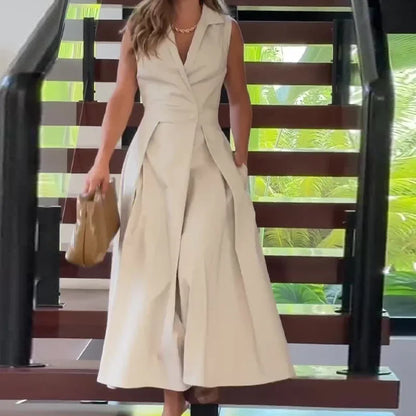 Thea – Elegant Sleeveless Dress - Image 7