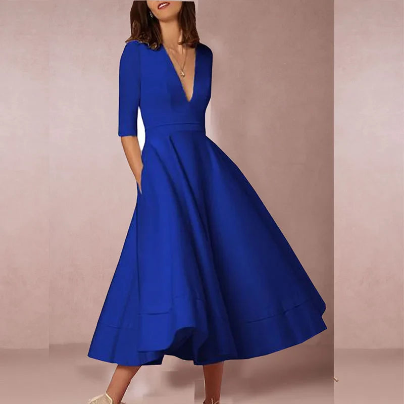 Johanna – Elegant A-line Dress for Women - Image 8