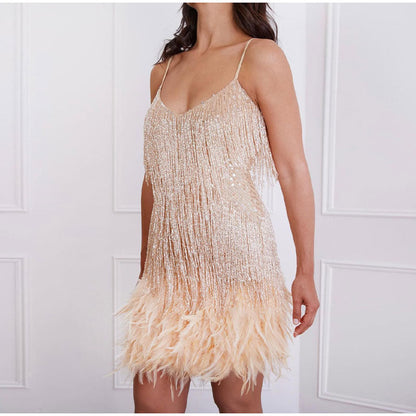 Elvira – Fluffy Fringe Dress for Women - Image 13