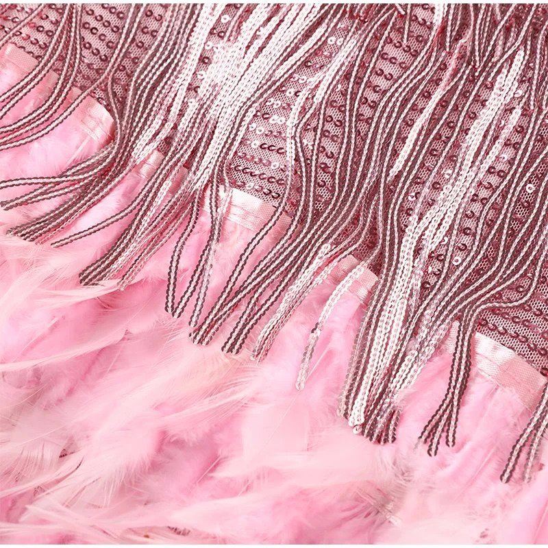 Elvira – Fluffy Fringe Dress for Women - Image 11