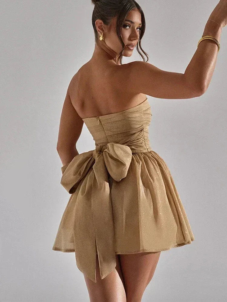 Sophie – Strapless Sparkle Dress - Image 5