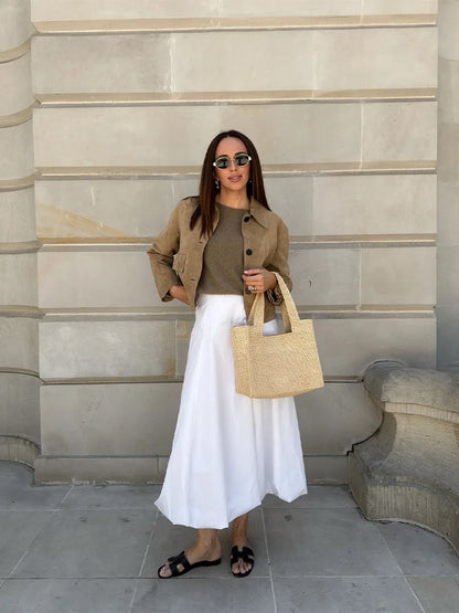 Amara - Krótka kurtka z zamszu dla kobiet