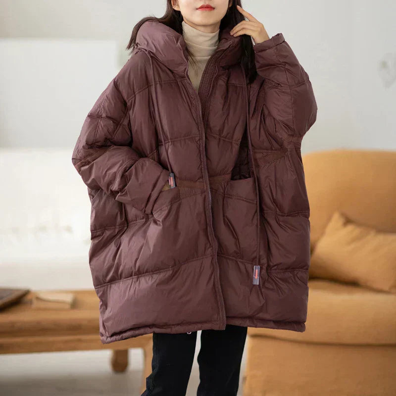 Olivia - Kurtka damska puchowa oversize zimowa