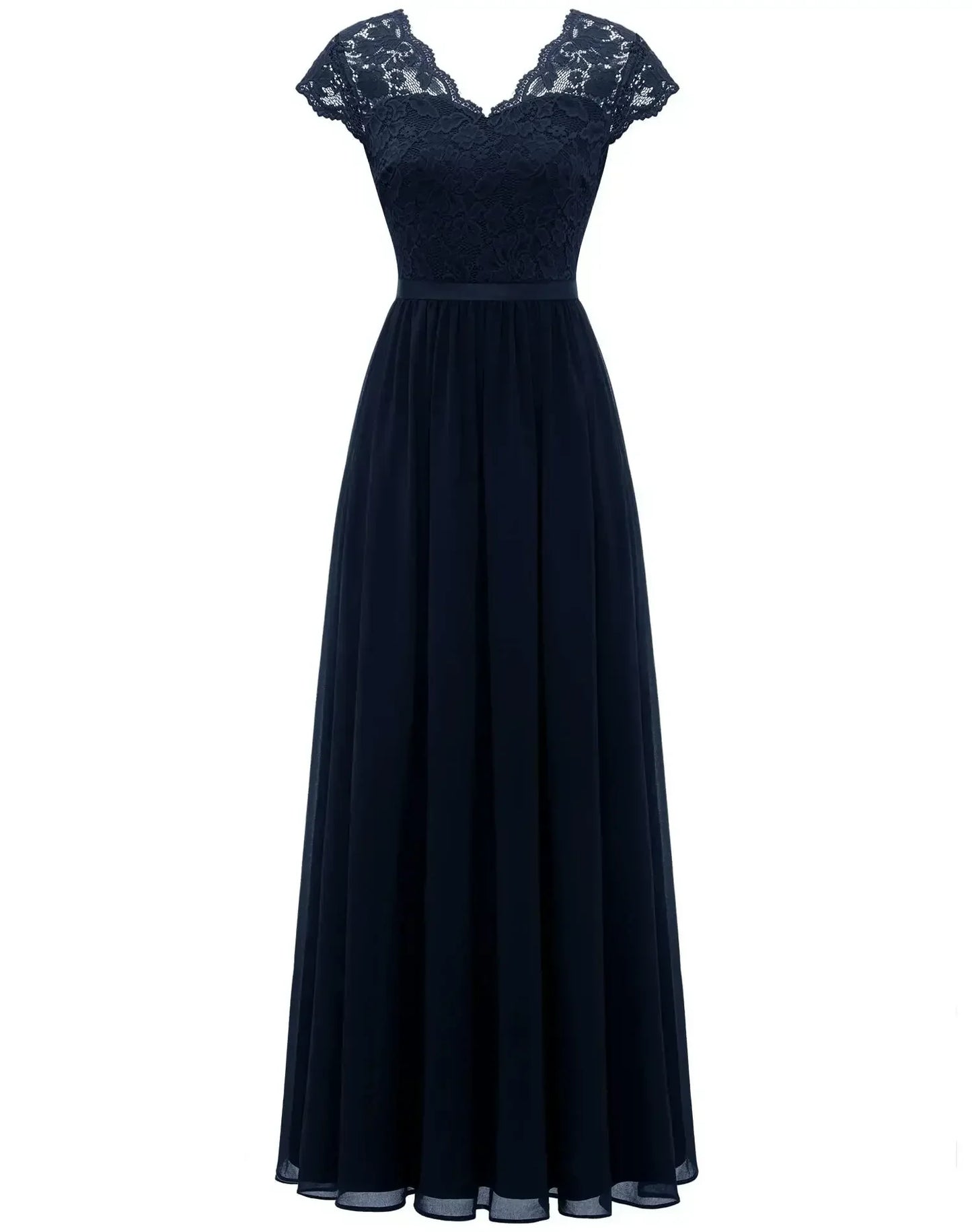 Sandra – Women Elegant Lace Evening Dress - Image 10