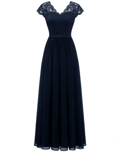 Sandra – Women Elegant Lace Evening Dress - Image 10