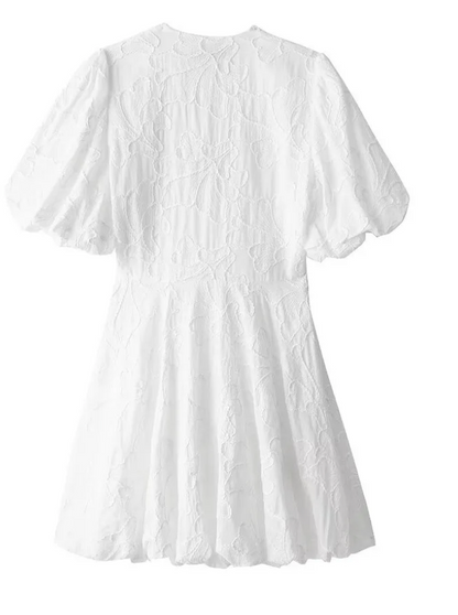 Melanie – Elegant Summer Dress with Embroidered Ruffles for Women - Image 6