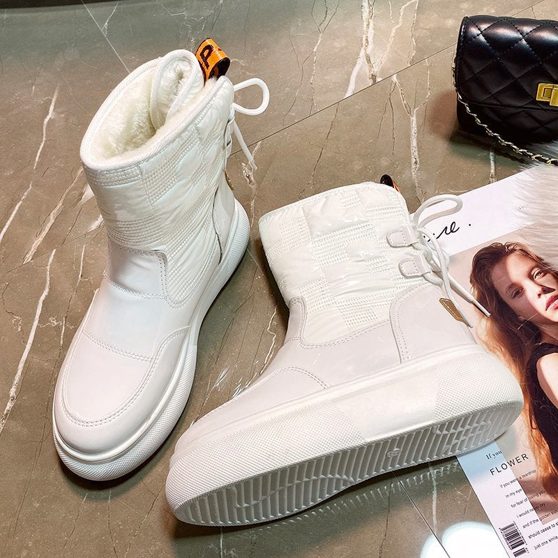 Oliwia – Stylowe Damskie Śniegowce z Ociepleniem