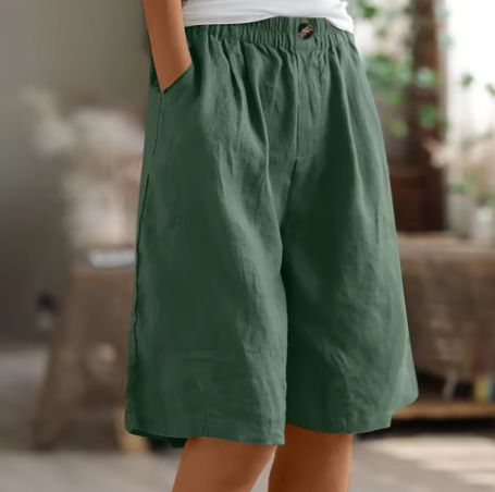 Ines – Women Casual Linen Shorts - Image 9