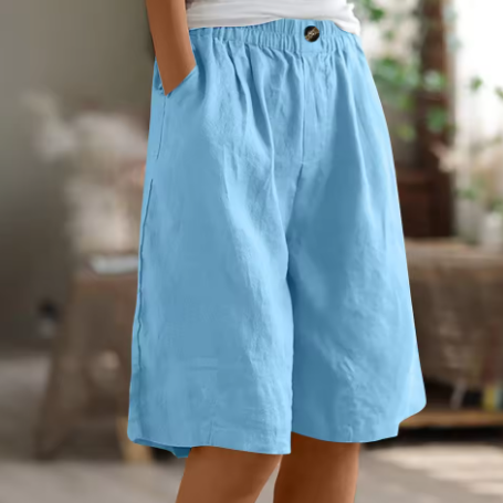 Ines – Women Casual Linen Shorts - Image 7