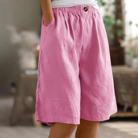 Ines – Women Casual Linen Shorts - Image 5