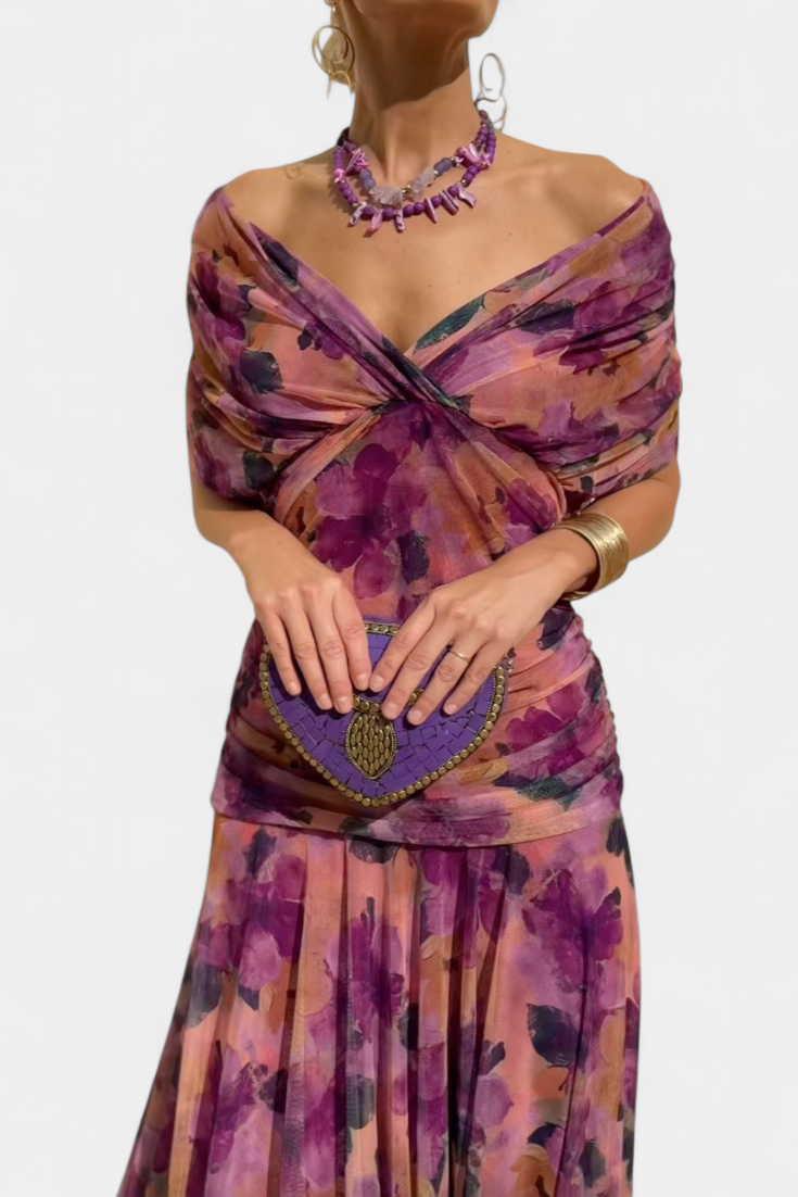 Frieda – Women Floral Print Evening Dress - Image 12