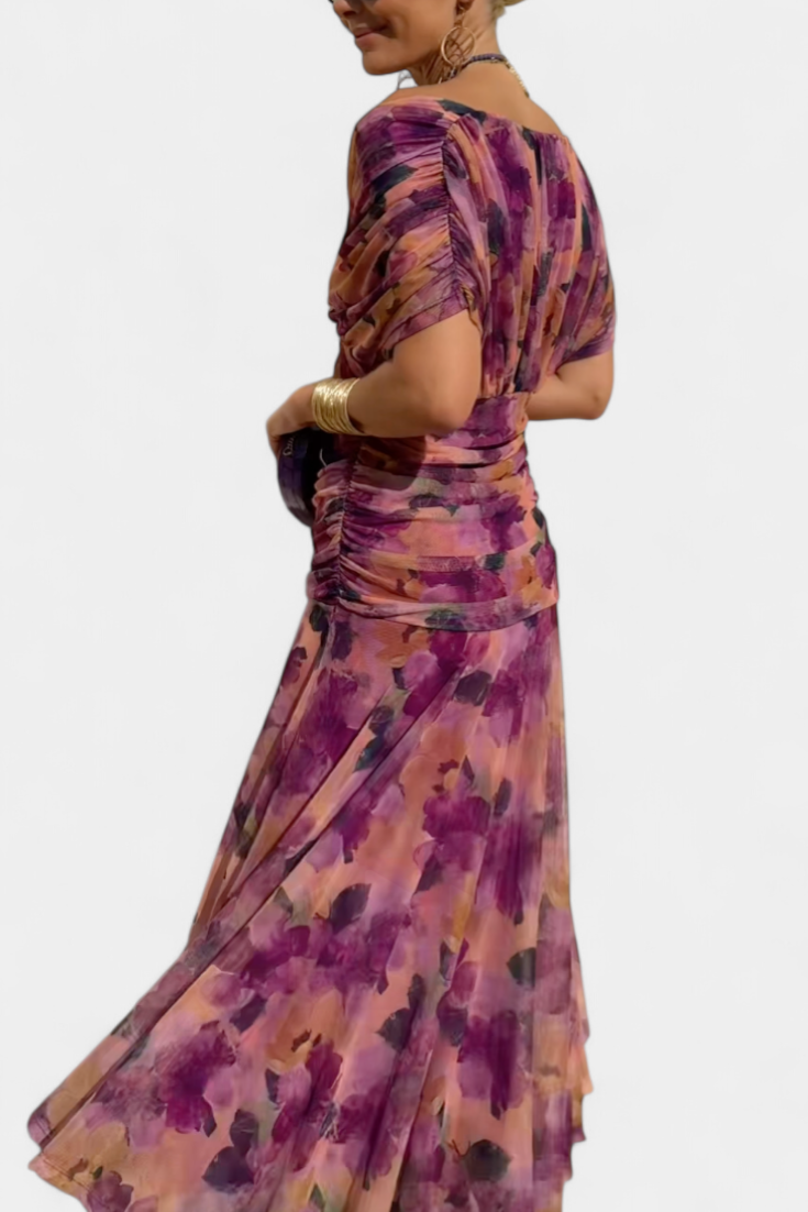Frieda – Women Floral Print Evening Dress - Image 13