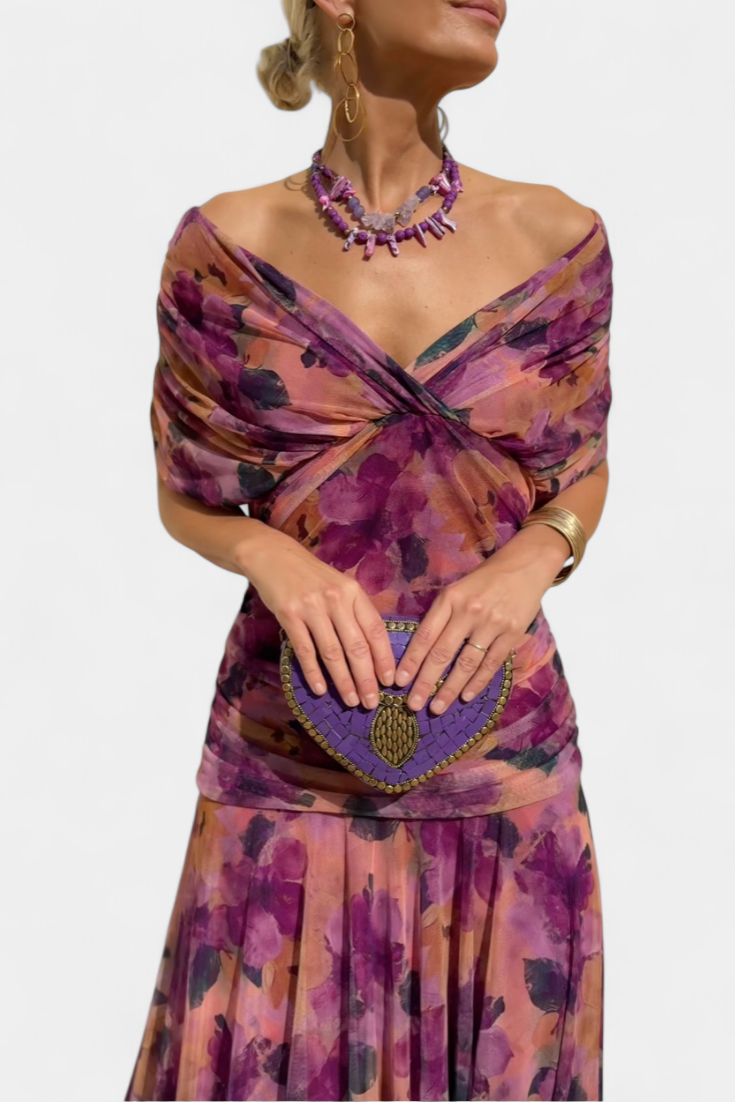 Frieda – Women Floral Print Evening Dress - Image 14