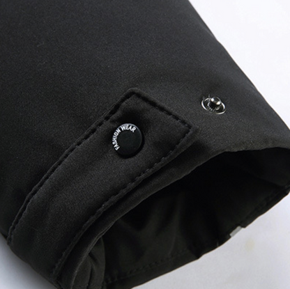 Archer – Zimowa pikowana parka męska z kapturem