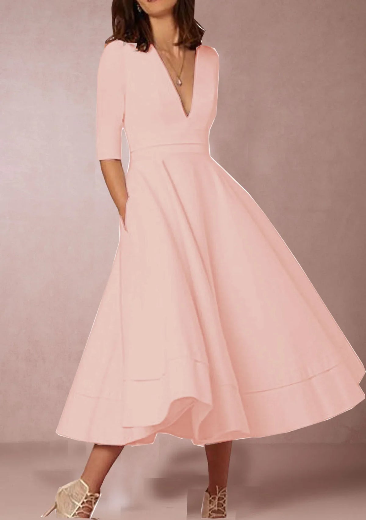 Johanna – Elegant A-line Dress for Women - Image 12