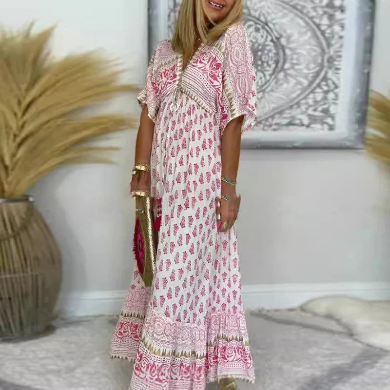 Franziska – Floral Boho Dress - Image 1