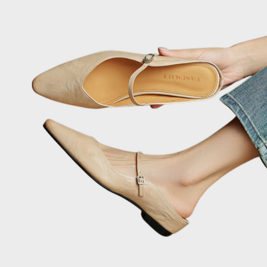 Maja – Women Genuine Leather Mules - Image 1