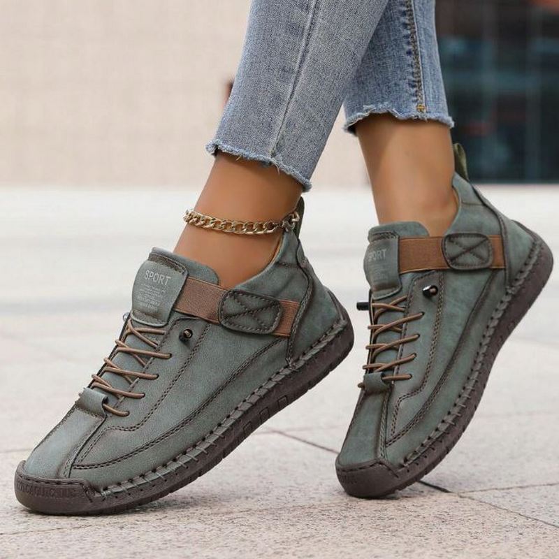 Mia – Women Sporty Lace-Up Sneakers - Image 9