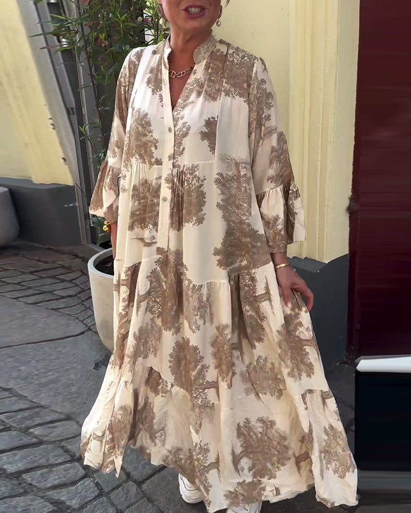 Luisa – Floral Loose-Fitting Patchwork Dress - Image 14
