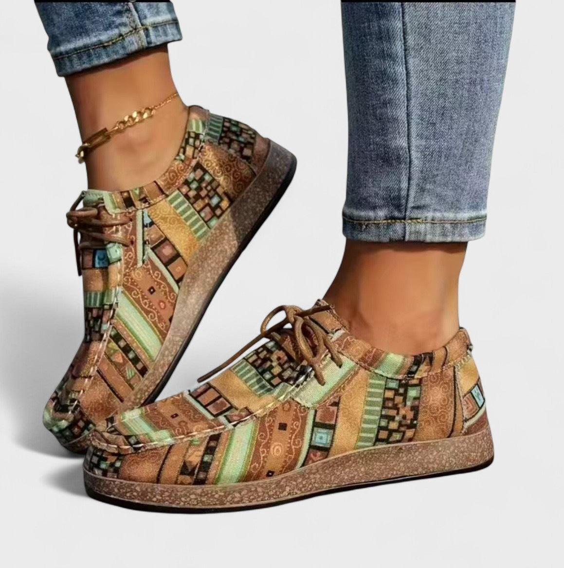 Helga – Cushioned sole Lace-Up Shoes - Image 3