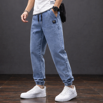Ethan – Men Jogger Jeans with Drawstring Pants - Image 1