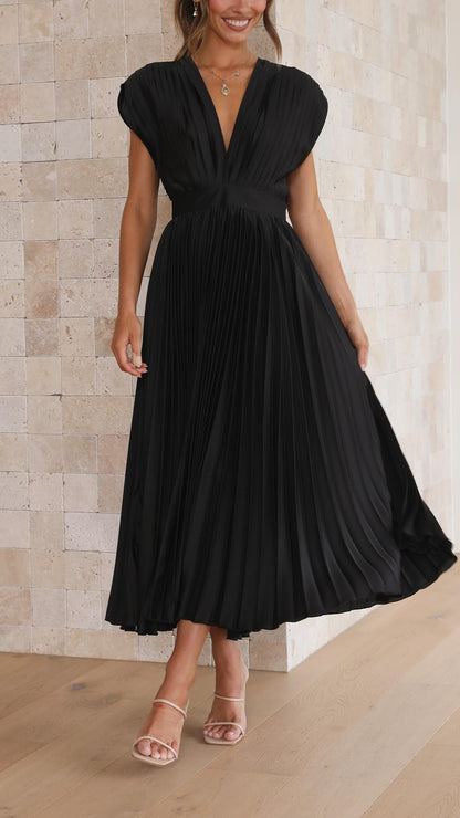 Paula – Women Pleated Maxi Dress - Image 18