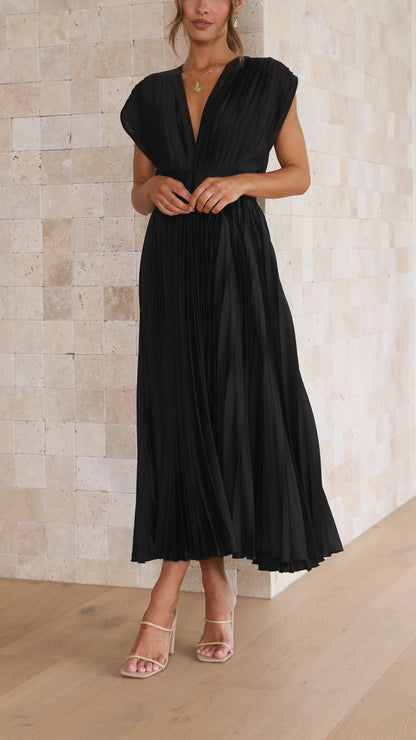 Paula – Women Pleated Maxi Dress - Image 13
