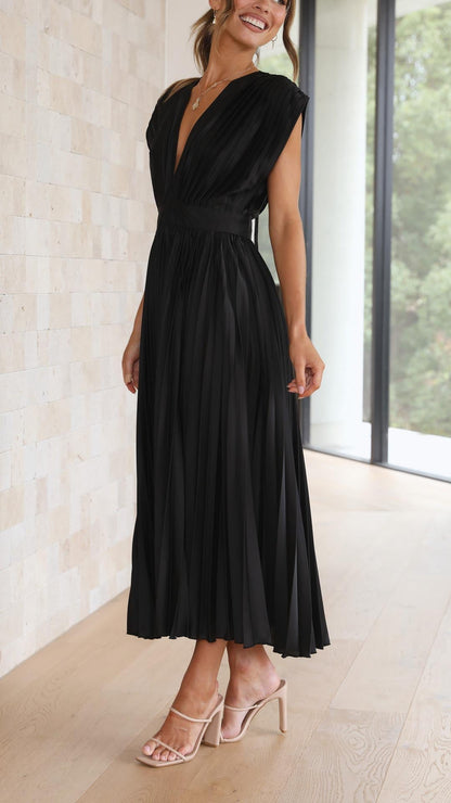 Paula – Women Pleated Maxi Dress - Image 16
