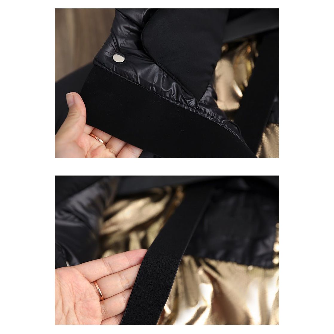 Anna – Elegancki Długi Puchowy Płaszcz Damski z Kapturem