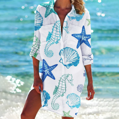 Maya – Classic Shirt Dress - Image 2