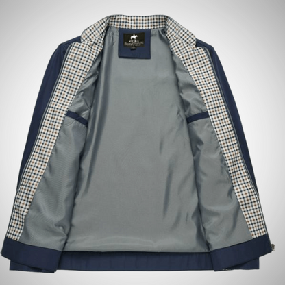 Adrian – Męska Kurtka w Stylu Smart Casual z Zapięciem na Zamek