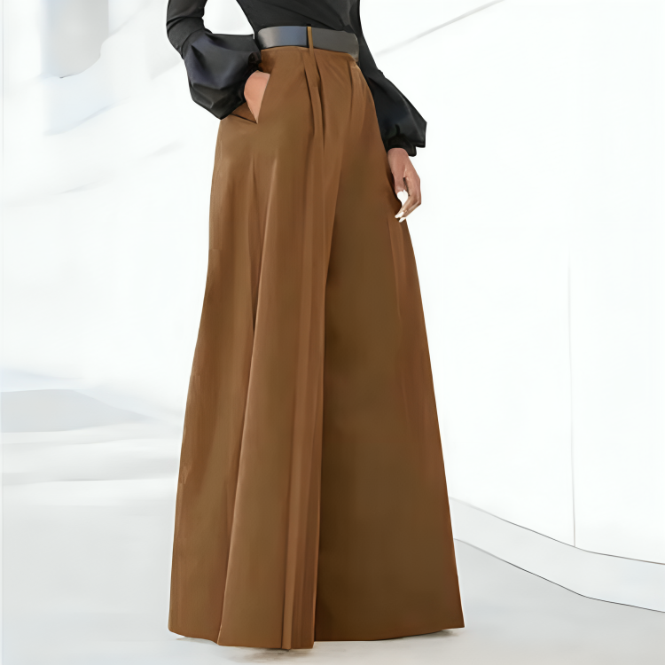 Nadine – High Waisted Wide-Leg Trousers for Women - Image 6