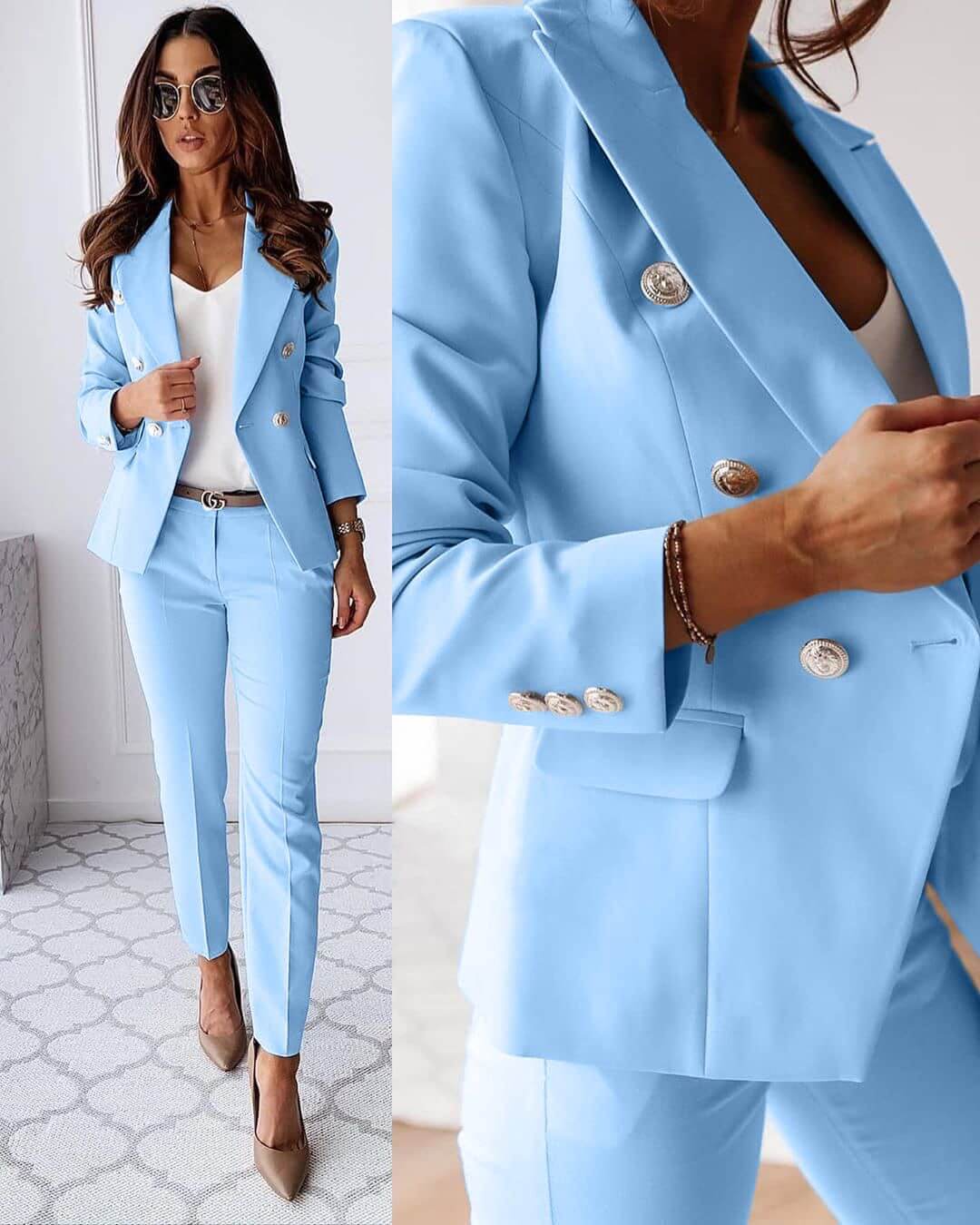 Marina – Elegancki damski zestaw z marynarką