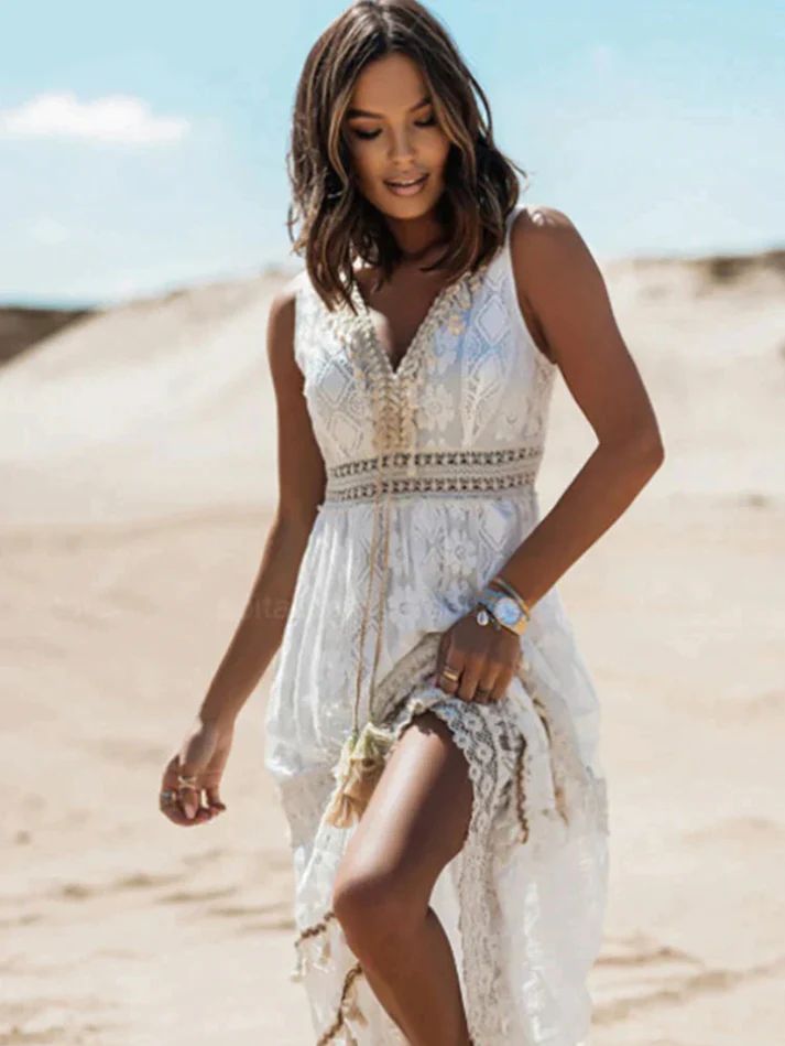 Lila – Women Bohemian Maxi Dress - Image 2