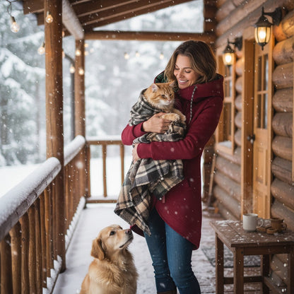 Layla – Damska jesienno-zimowa bluza z dużym kapturem i asymetrycznym krojem