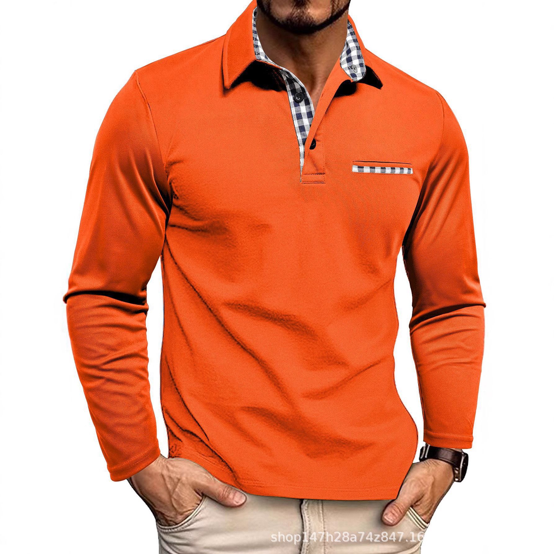 Henry – Elegancka koszulka polo z kontrastowym kołnierzem dla mężczyzn