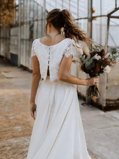 Alba – Romantyczna sukienka damska maxi o ślubnym charakterze