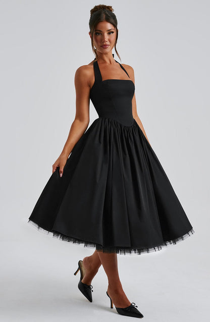 Lea – Elegant Halter-Neck Dress for Women - Image 12