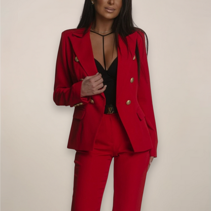 Ella – Women Elegant Double-Breasted Set - Image 9
