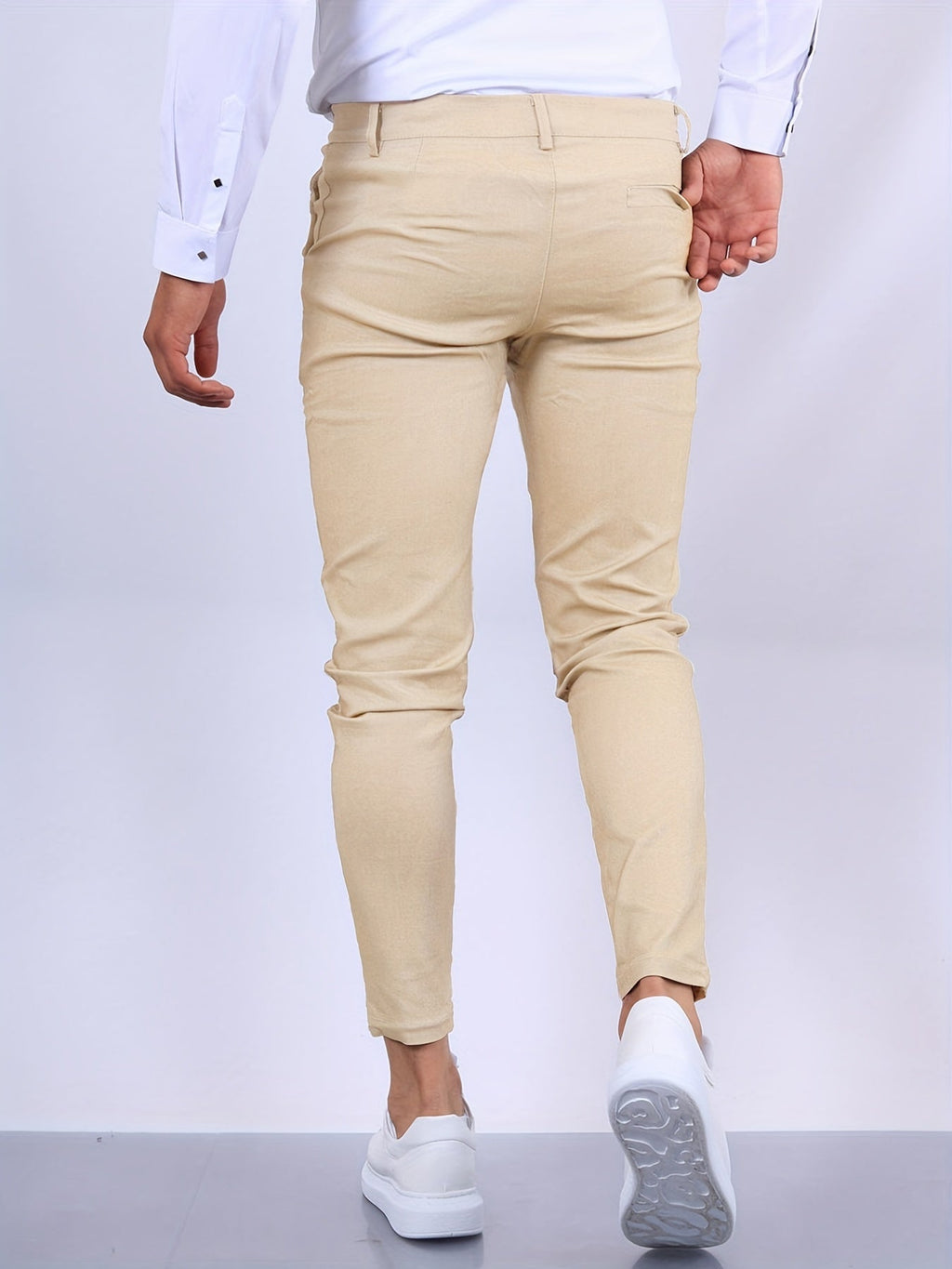 Adrian – Męskie spodnie o zwężanym kroju typu slim