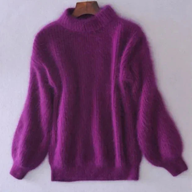 Elena – Sweter damski z miękkiej włóczki