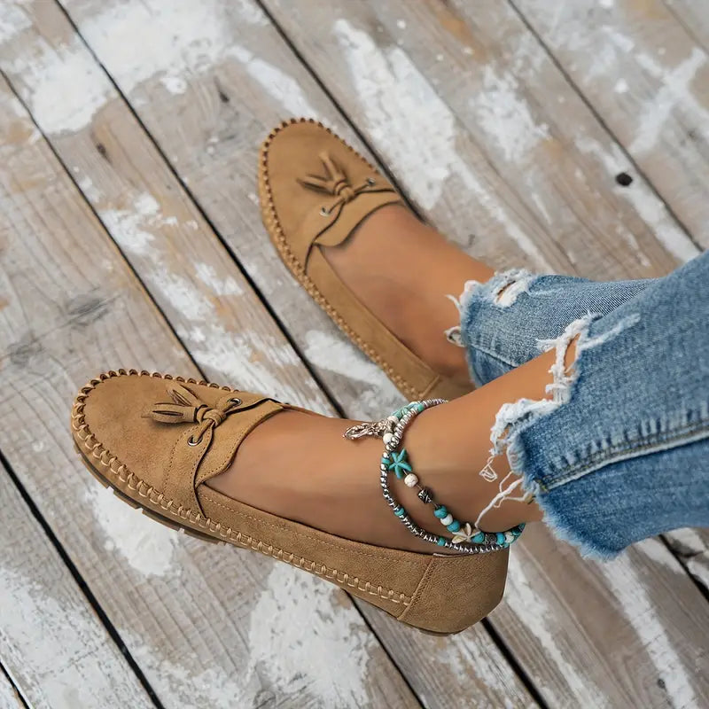 Carina – Women Soft Suede Slip-On Shoes - Image 12