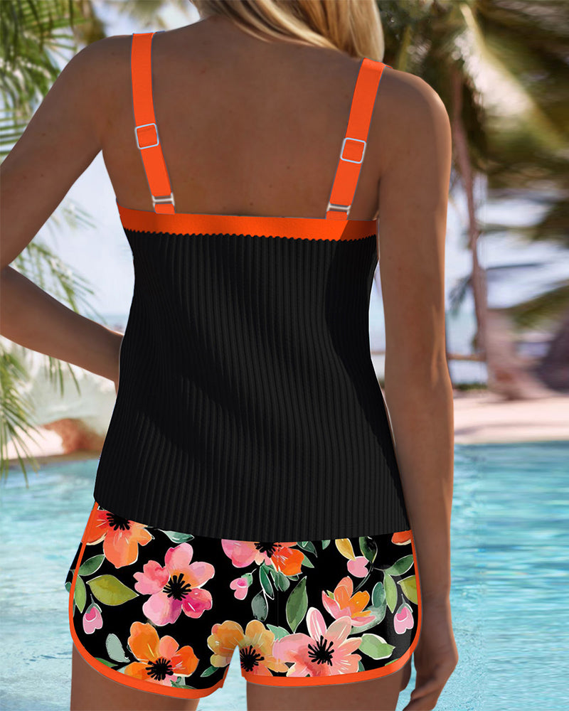 Ella – Floral Bottoms Two-piece Set - Image 2