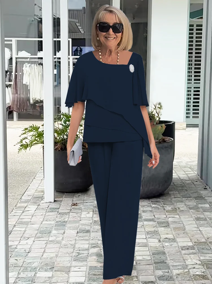 Lina – Women Elegant Layered Evening Outfit - Image 2