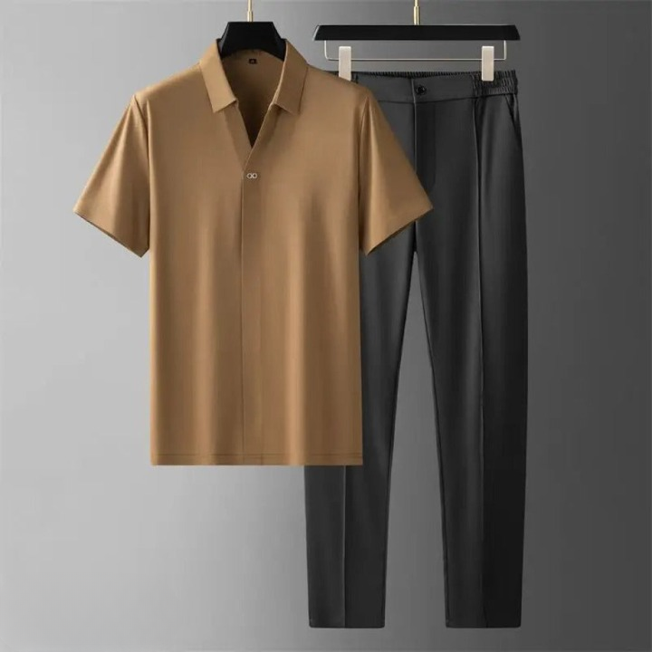 Paul – Luxury Set Two-Piece Polo and Trousers - Image 12