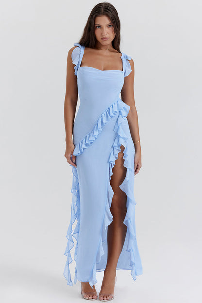 Maren – Elegant Ruffled Maxi Dress for women - Image 9