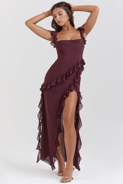 Maren – Elegant Ruffled Maxi Dress for women - Image 4