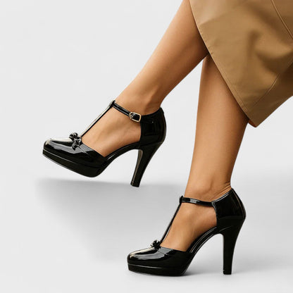 Emilia – Women Spring T-Strap High Heels - Image 7