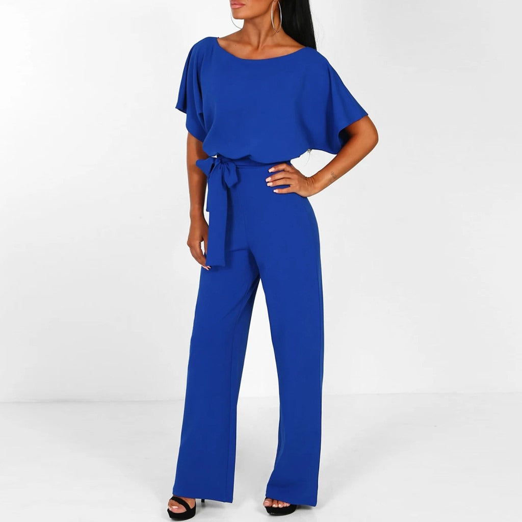 Annika – Women Elegant Belted Jumpsuit - Image 5