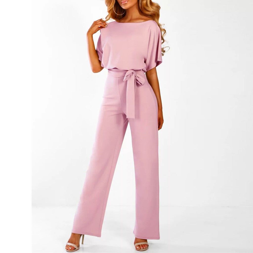 Annika – Women Elegant Belted Jumpsuit - Image 7